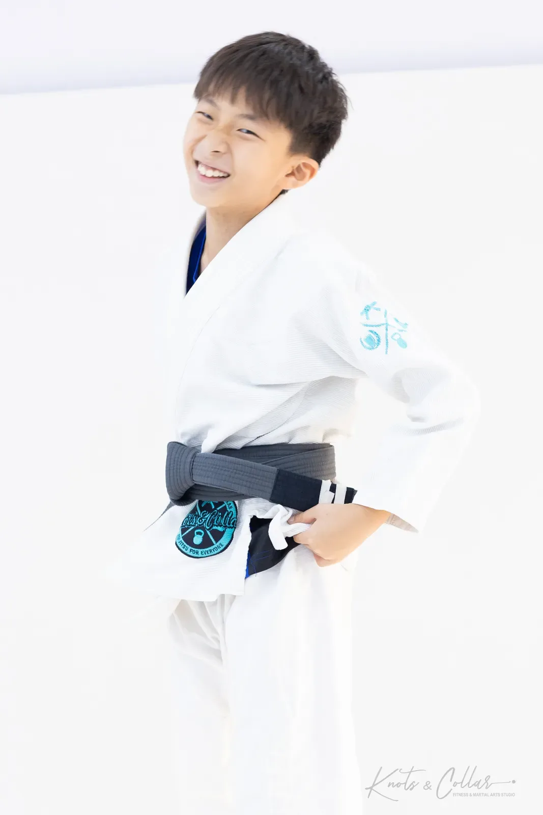 Kids' Brazilian Jiu-Jitsu class at Knots & Collar, Defence Colony, New Delhi, India