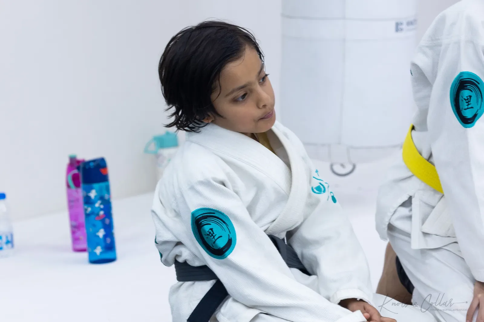 Kids' Brazilian Jiu-Jitsu class at Knots & Collar, Defence Colony, New Delhi, India
