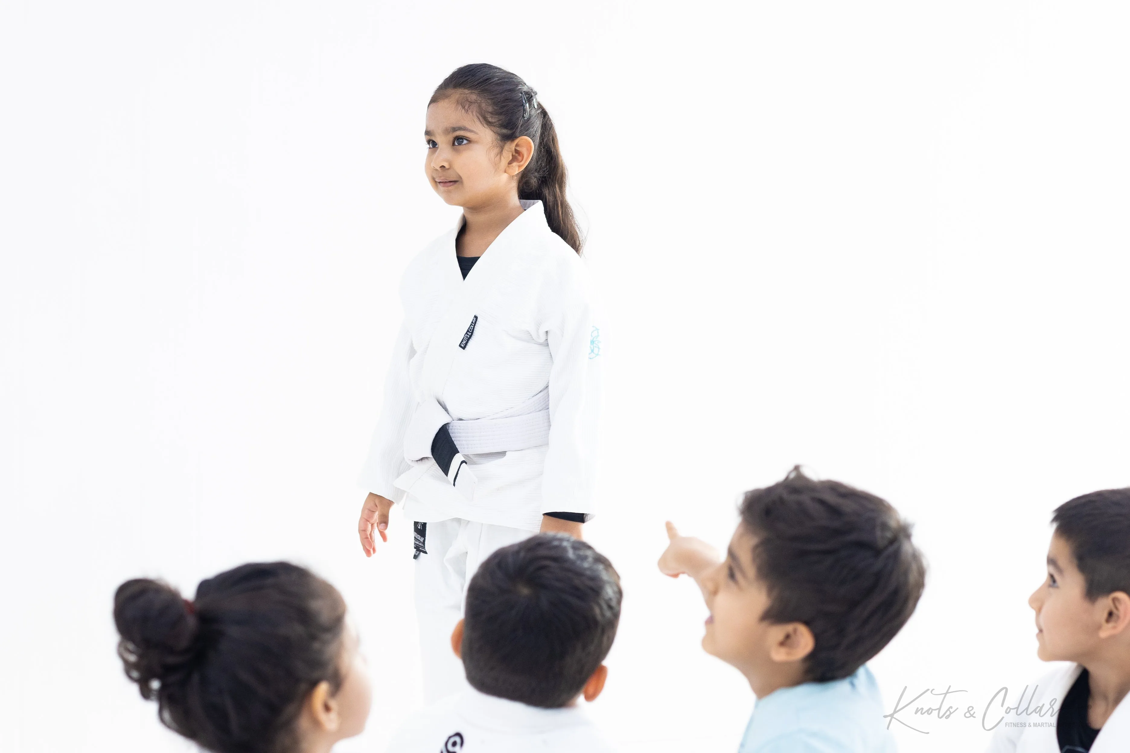 Kids BJJ group class at Knots and Collar Defence Colony New Delhi