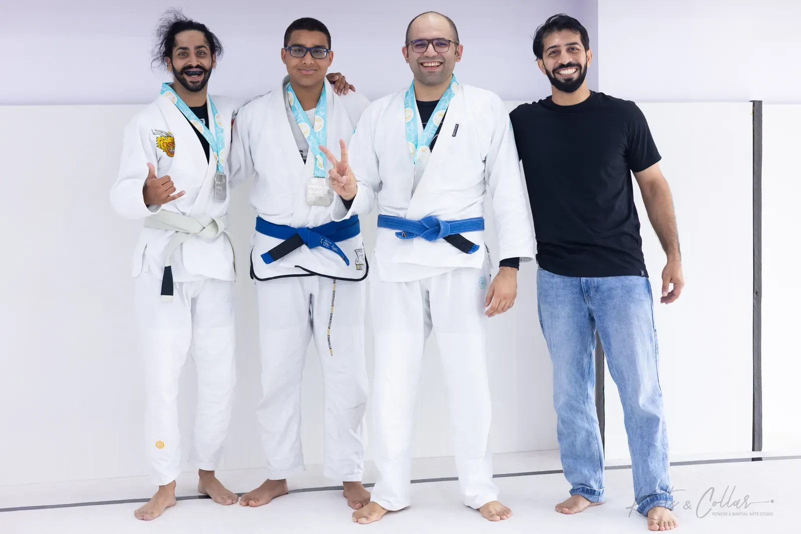 Adults competing at King of the Tatami (July 2025) at Knots & Collar, Defence Colony, New Delhi, India