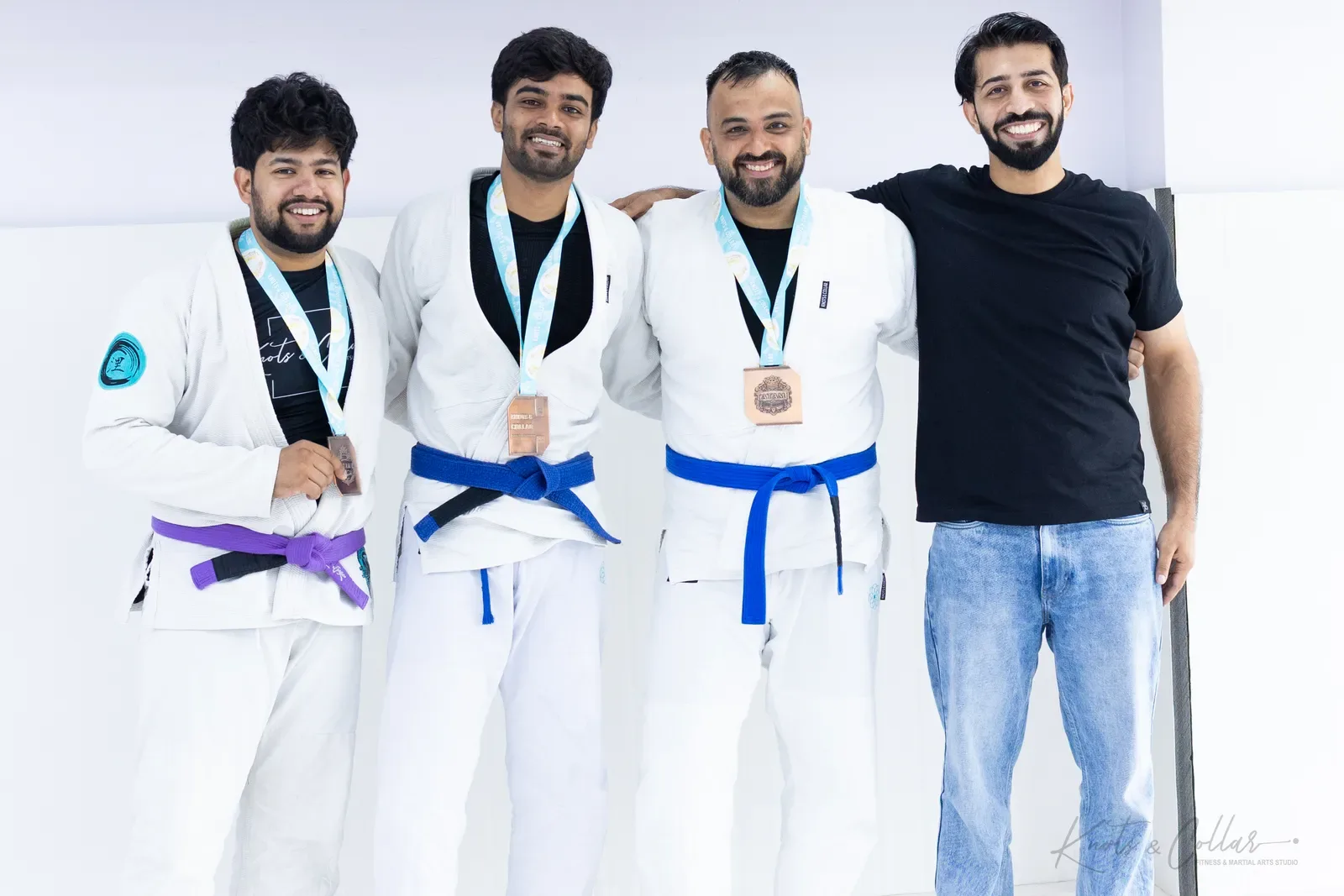 Adults competing at King of the Tatami (July 2025) at Knots & Collar, Defence Colony, New Delhi, India