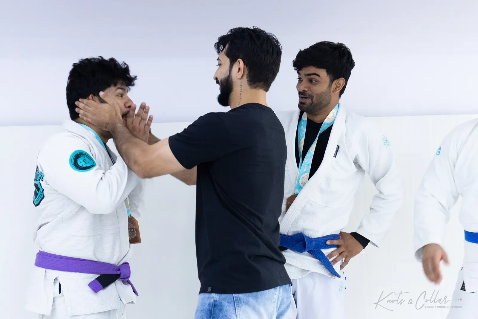 Adults competing at King of the Tatami (July 2025) at Knots & Collar, Defence Colony, New Delhi, India