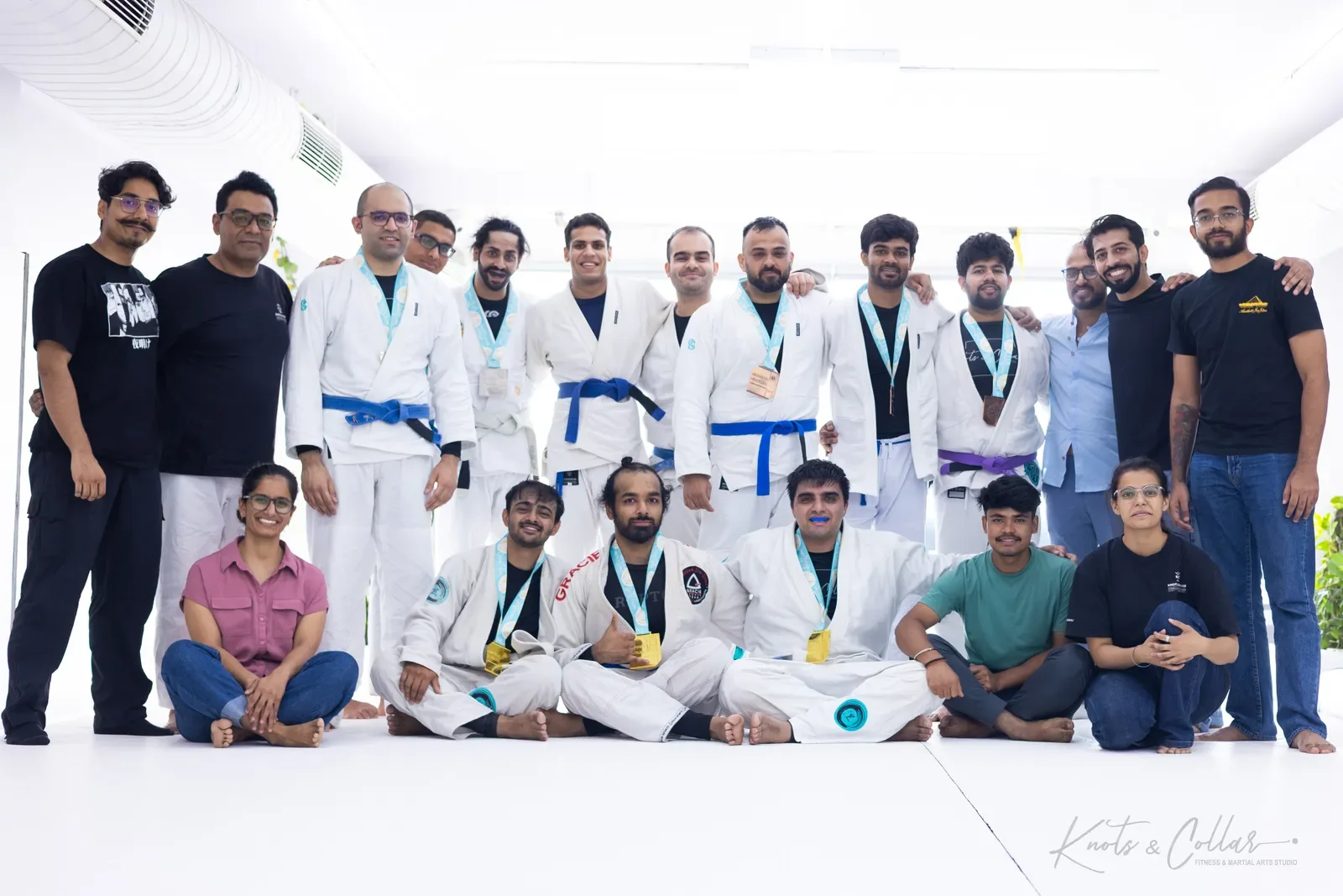 Adults competing at King of the Tatami (July 2025) at Knots & Collar, Defence Colony, New Delhi, India