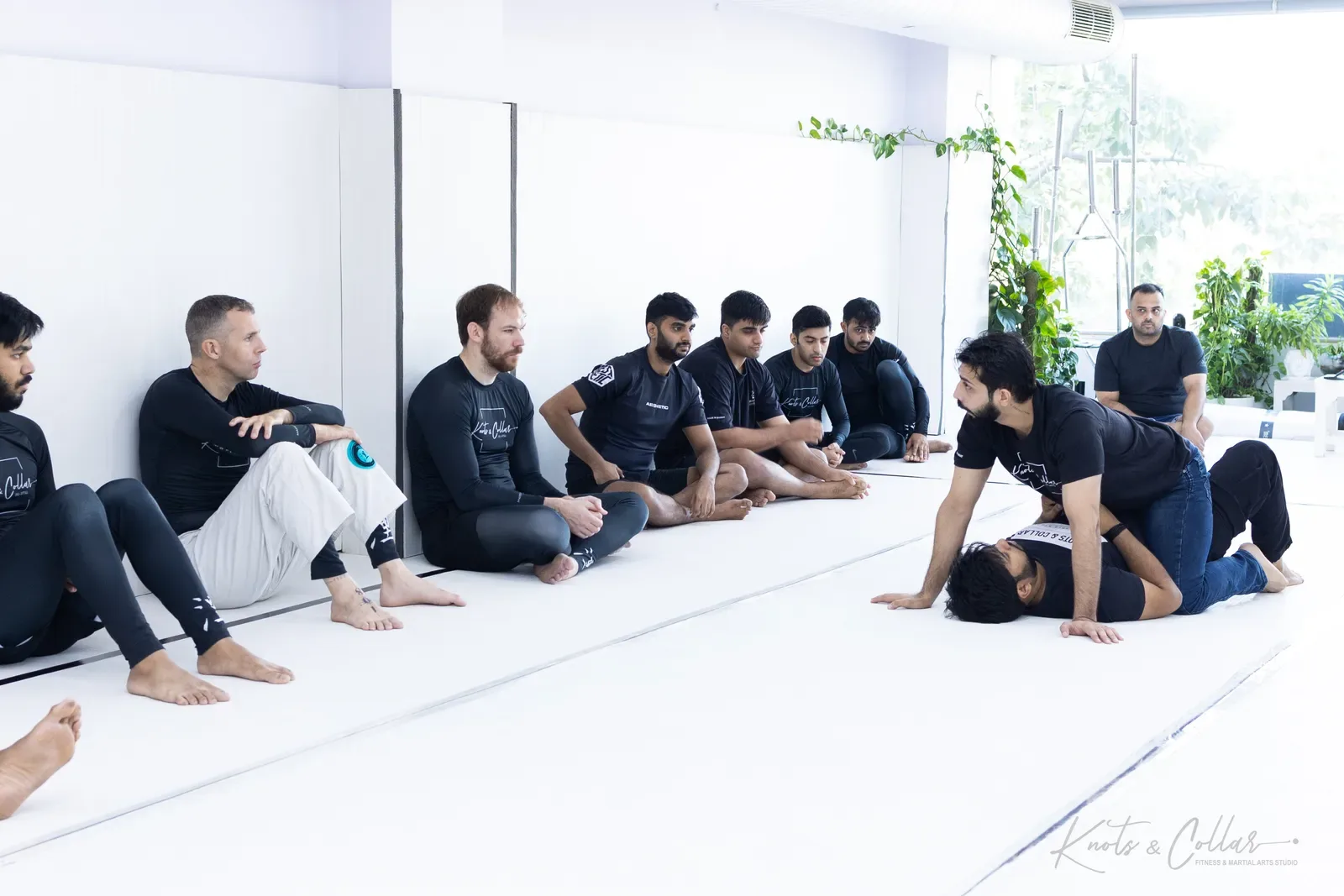 Adults competing at King of the Tatami (October 2024) at Knots & Collar, Defence Colony, New Delhi, India