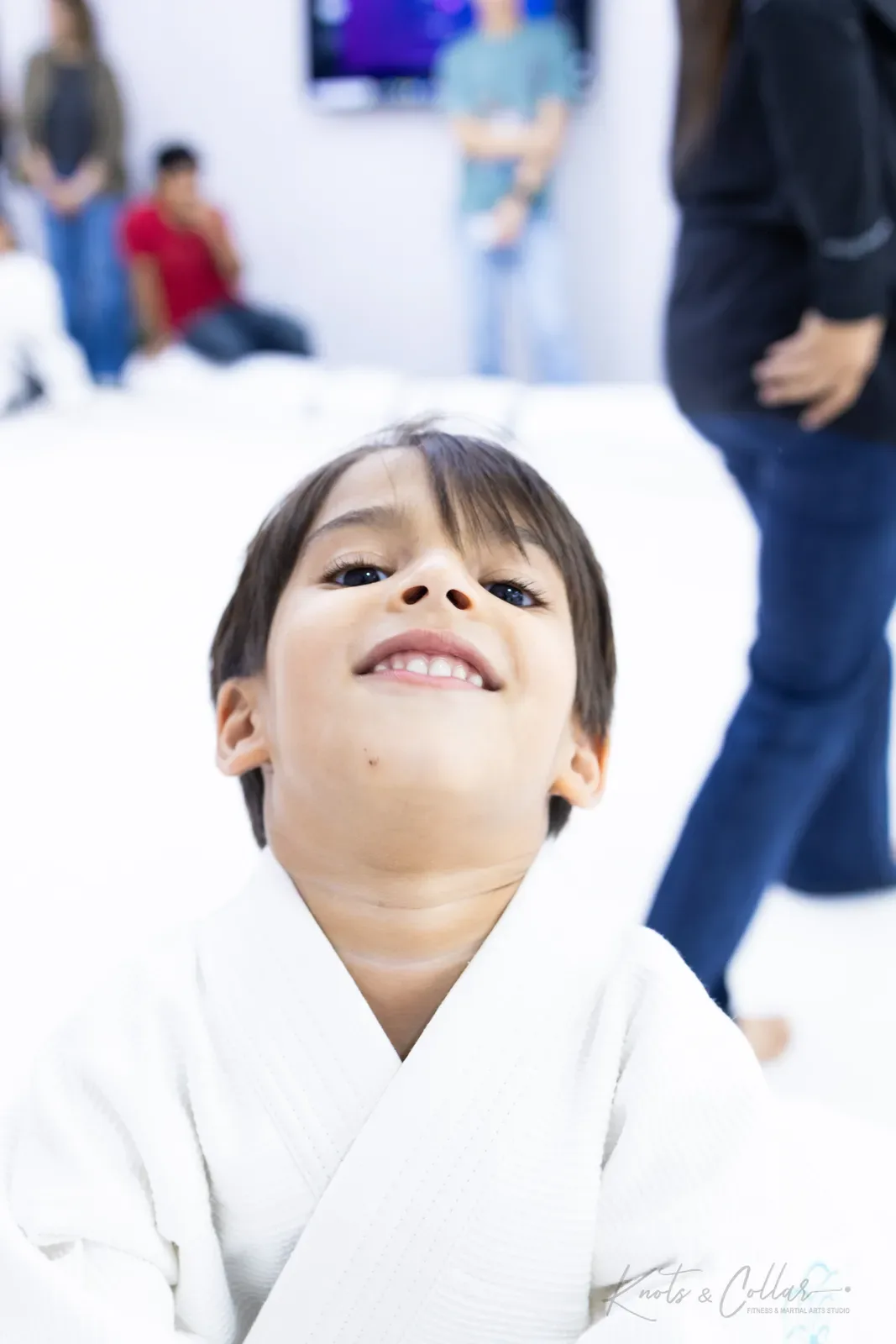 Kids competing at King of the Tatami (April 2025) at Knots & Collar, Defence Colony, New Delhi, India