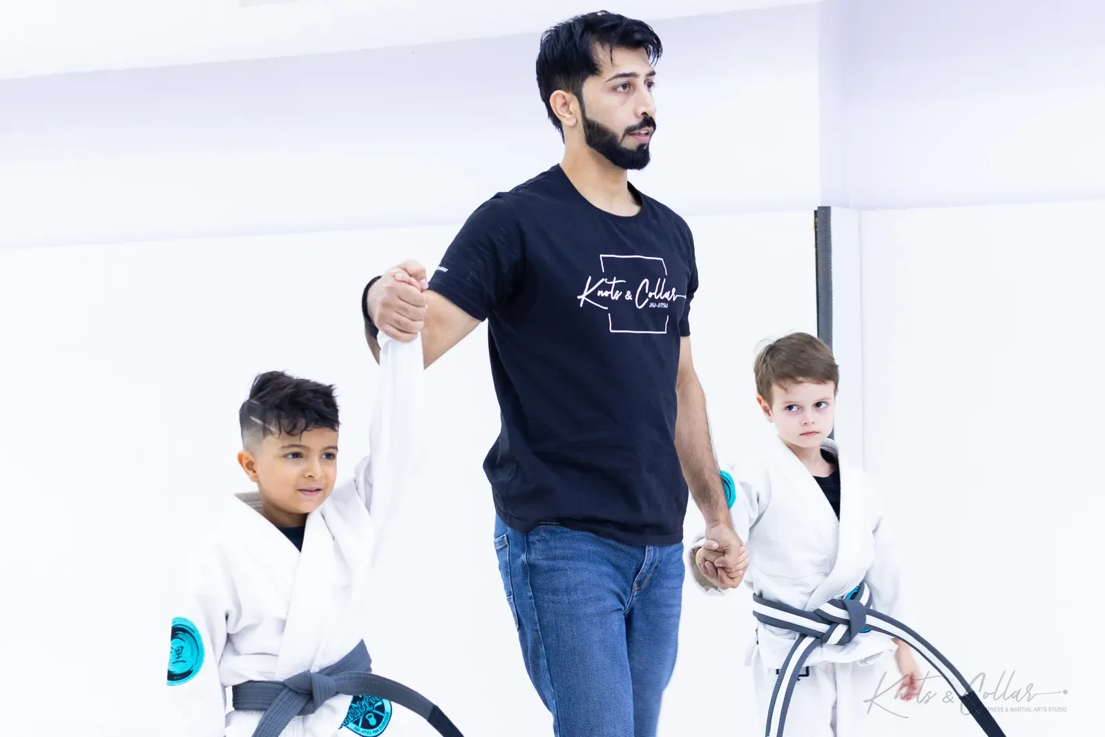 King of the Tatami — Kids, April 2025: a Brazilian Jiu-Jitsu competition at Knots & Collar, Defence Colony, New Delhi, India