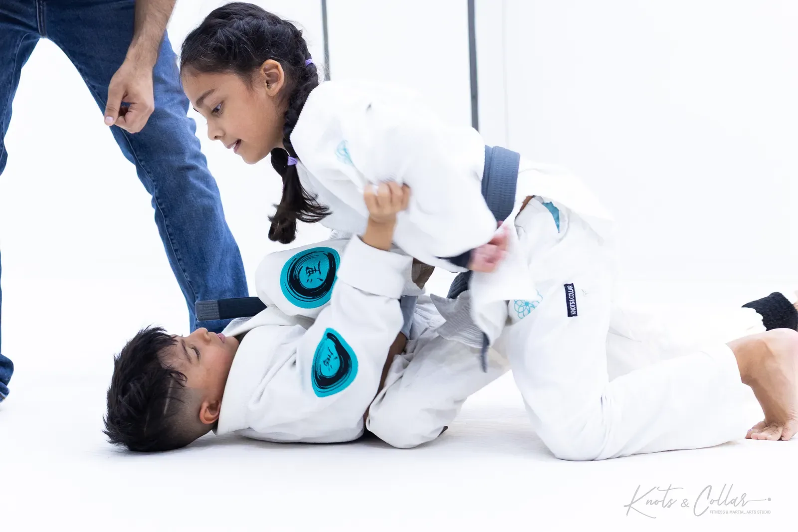 King of the Tatami — Kids, April 2025: a Brazilian Jiu-Jitsu competition at Knots & Collar, Defence Colony, New Delhi, India