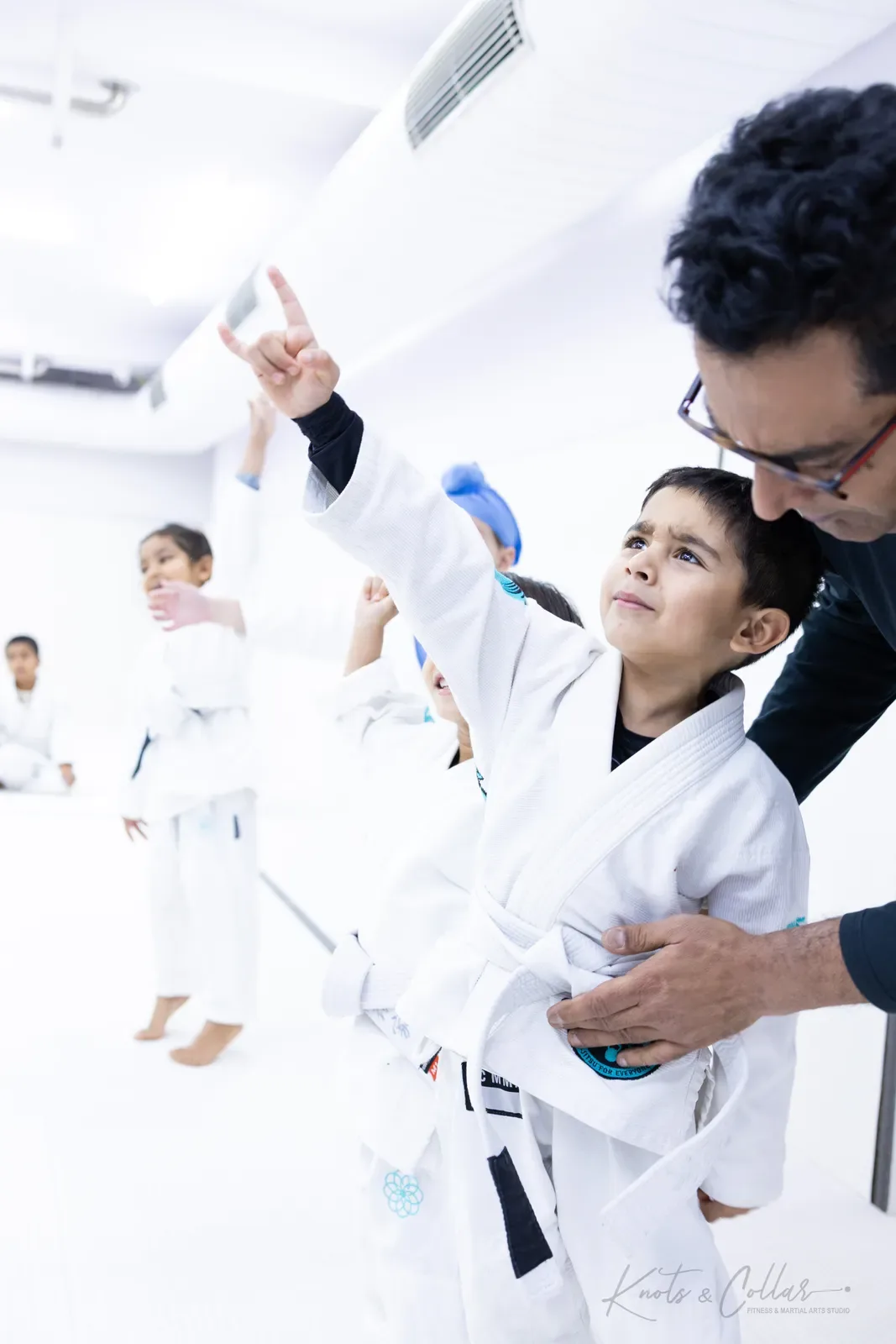 King of the Tatami — Kids, April 2025: a Brazilian Jiu-Jitsu competition at Knots & Collar, Defence Colony, New Delhi, India