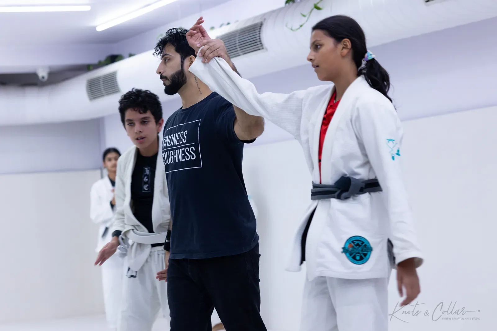 Kids competing at King of the Tatami (August 2026) at Knots & Collar, Defence Colony, New Delhi, India