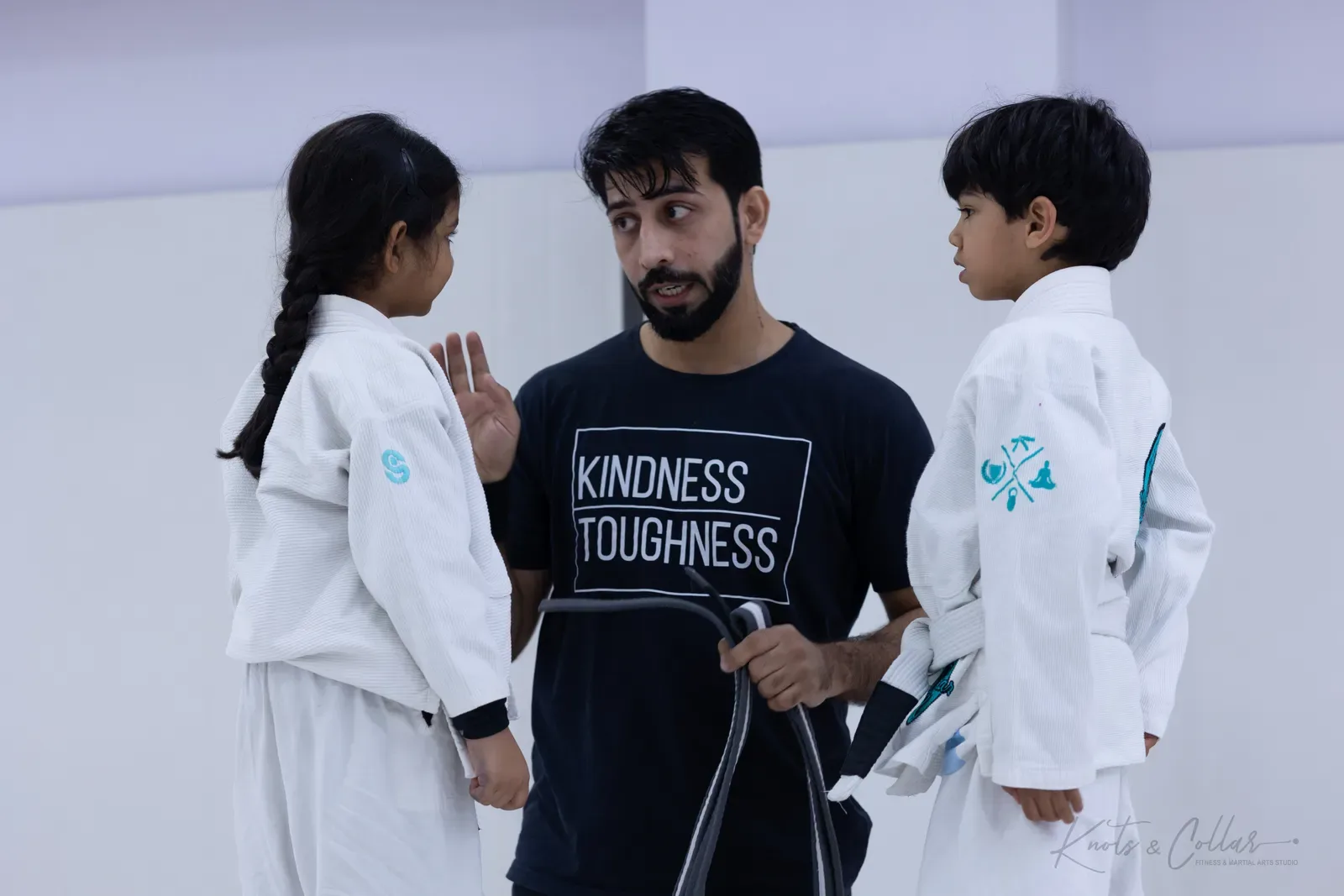 Kids competing at King of the Tatami (August 2026) at Knots & Collar, Defence Colony, New Delhi, India