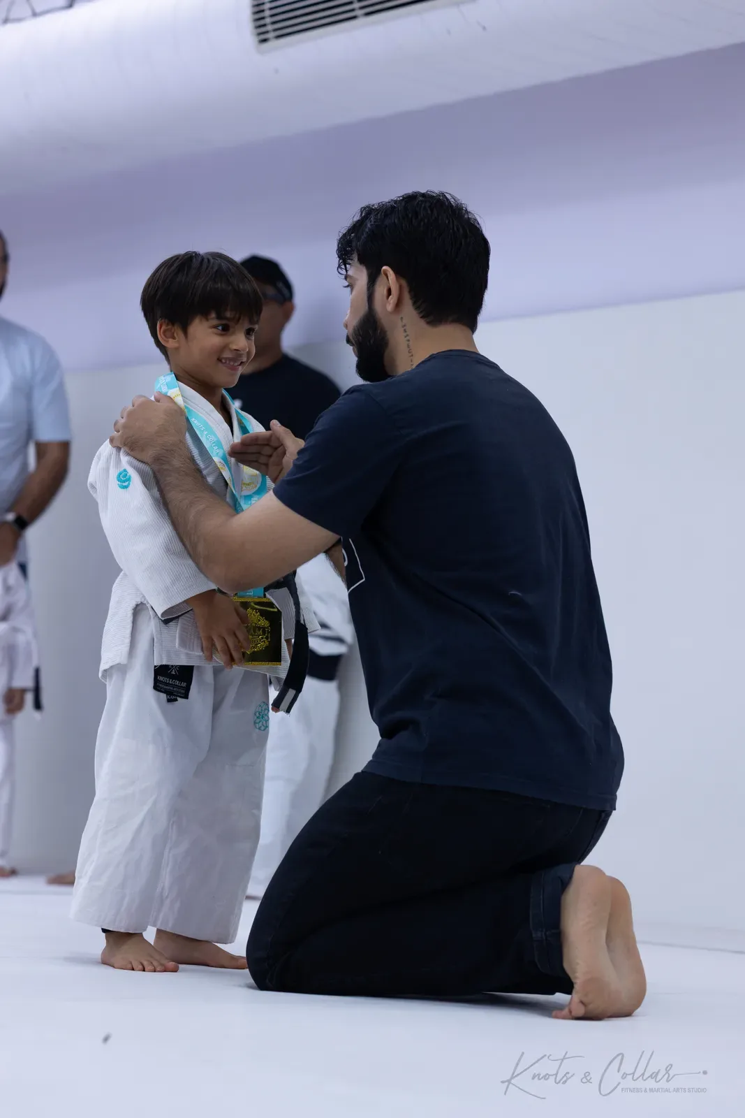Kids competing at King of the Tatami (August 2026) at Knots & Collar, Defence Colony, New Delhi, India