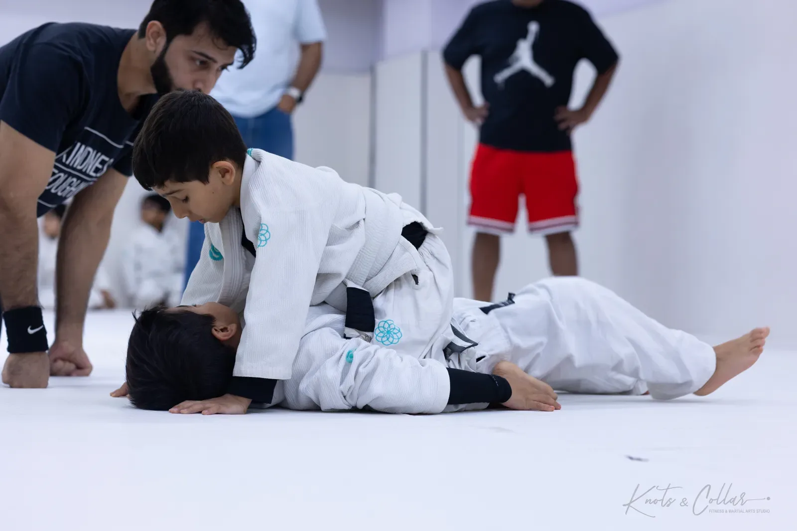 Kids competing at King of the Tatami (August 2026) at Knots & Collar, Defence Colony, New Delhi, India