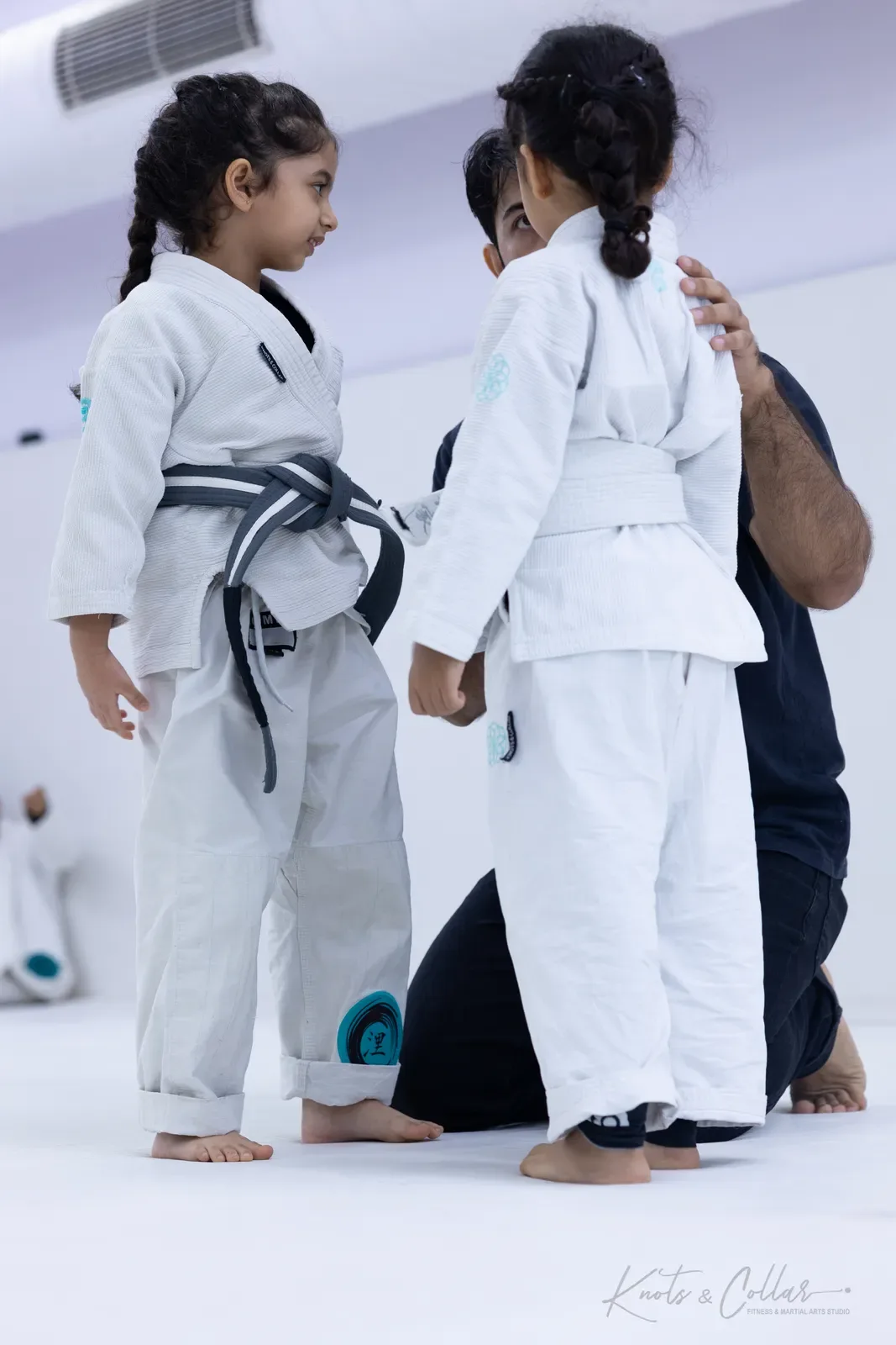 Kids competing at King of the Tatami (August 2026) at Knots & Collar, Defence Colony, New Delhi, India