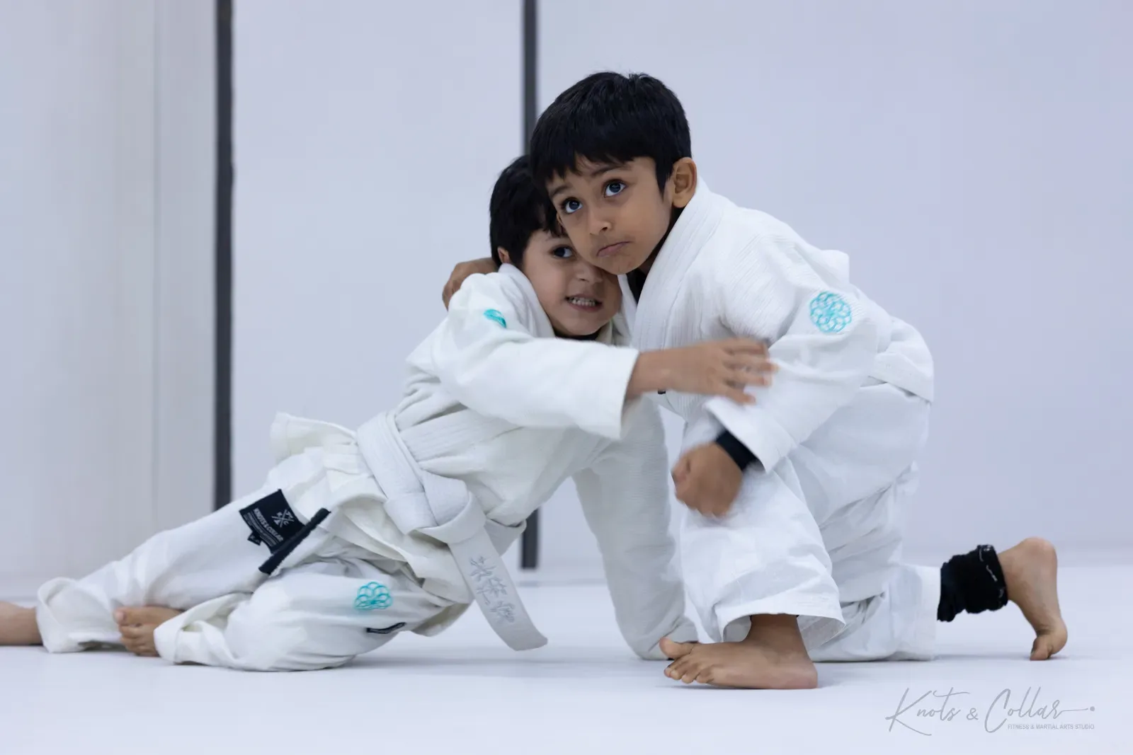 Kids competing at King of the Tatami (August 2026) at Knots & Collar, Defence Colony, New Delhi, India