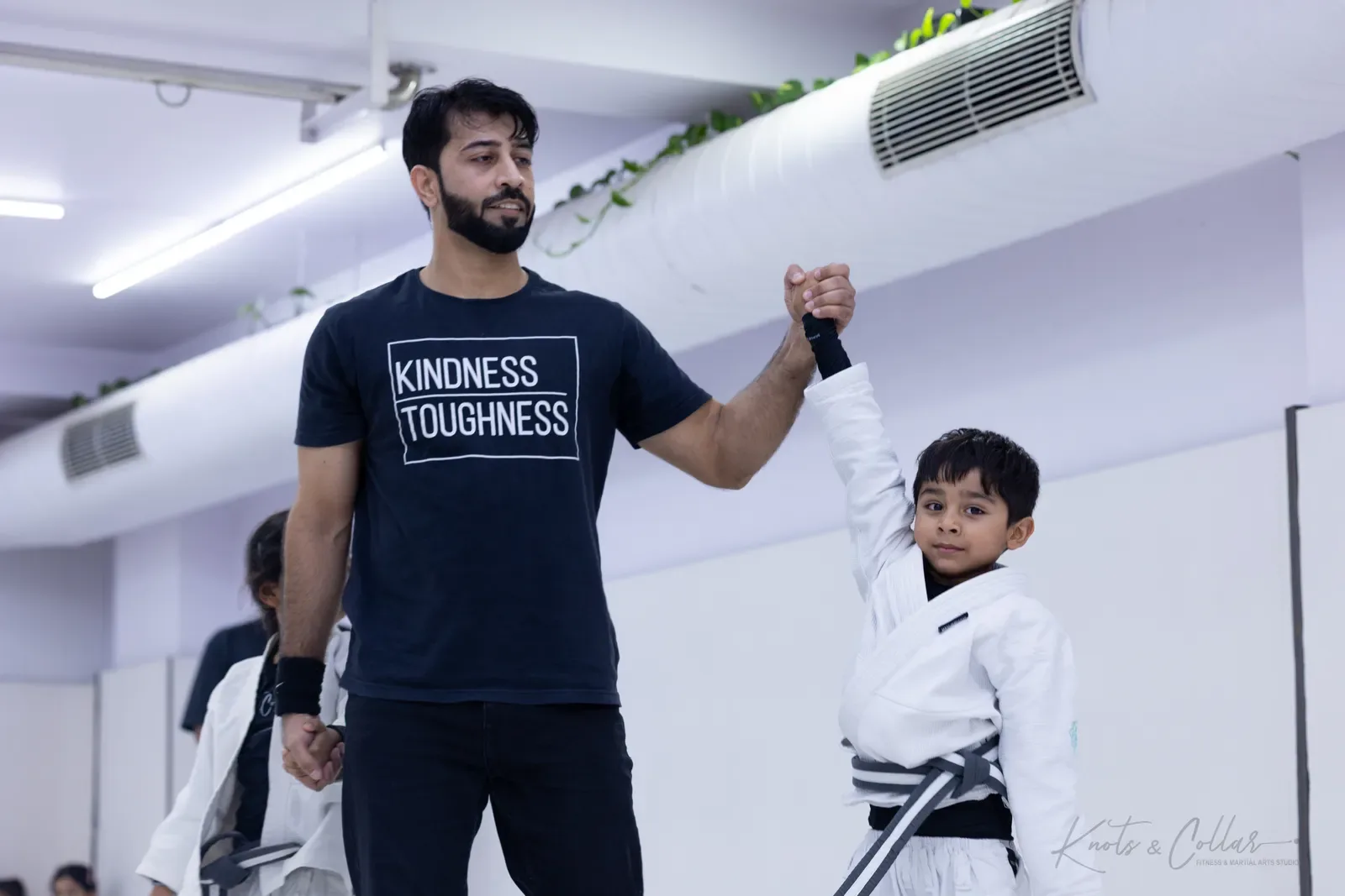 Kids competing at King of the Tatami (August 2026) at Knots & Collar, Defence Colony, New Delhi, India