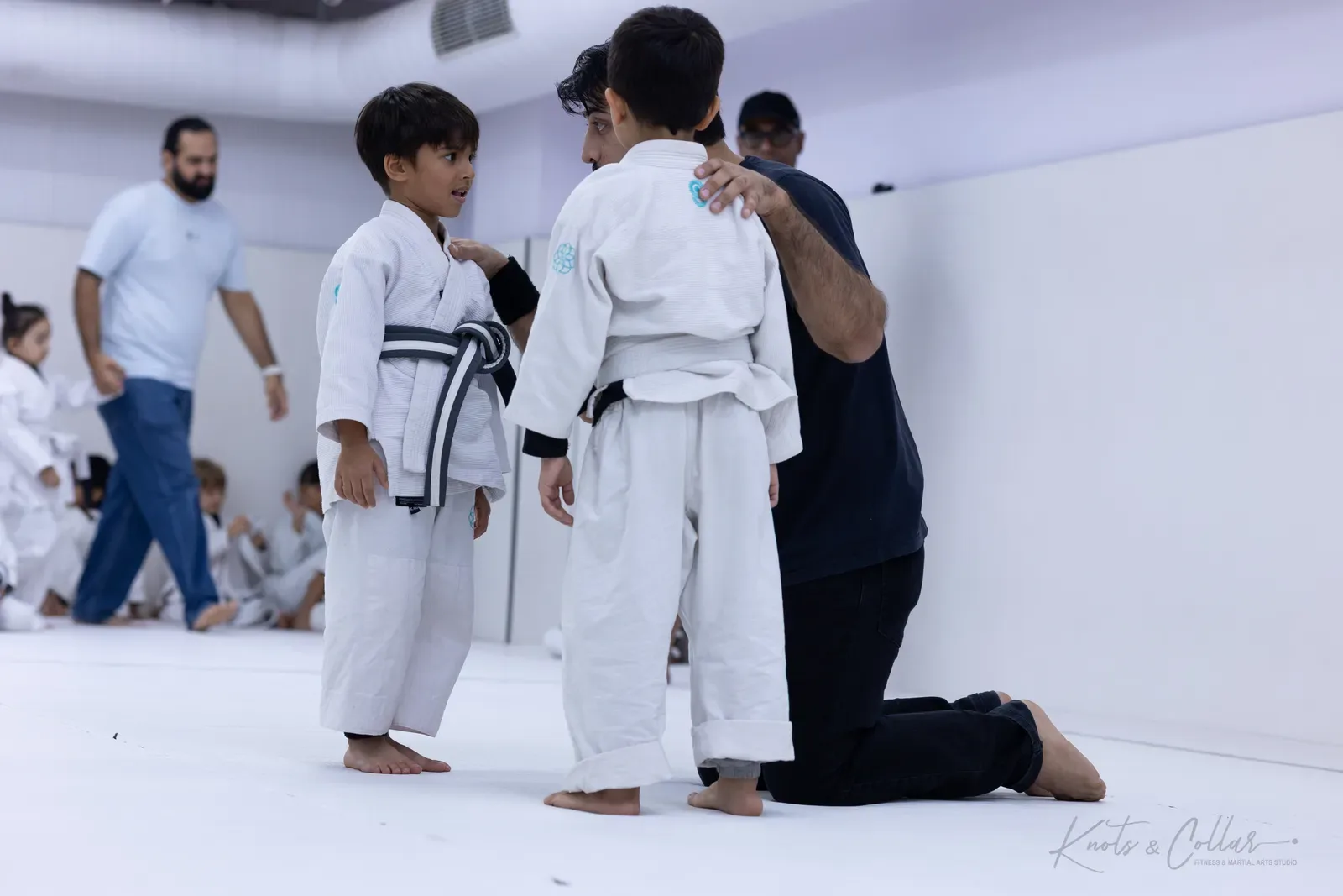 Kids competing at King of the Tatami (August 2026) at Knots & Collar, Defence Colony, New Delhi, India