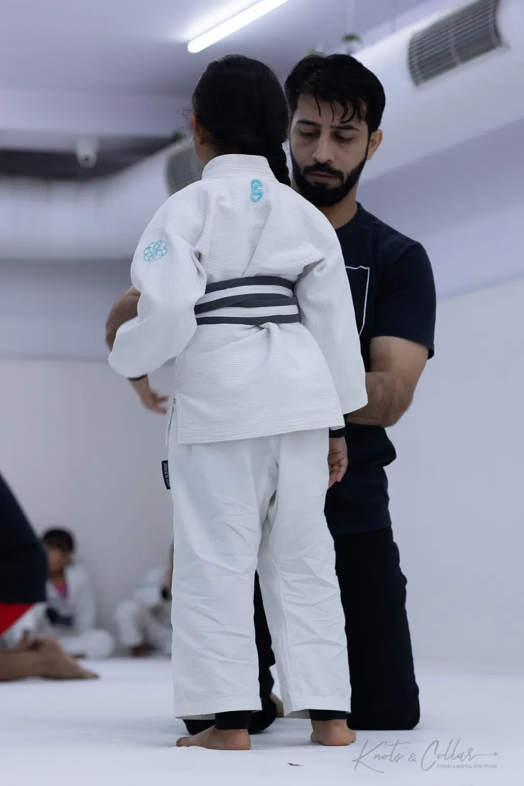 Kids competing at King of the Tatami (August 2026) at Knots & Collar, Defence Colony, New Delhi, India