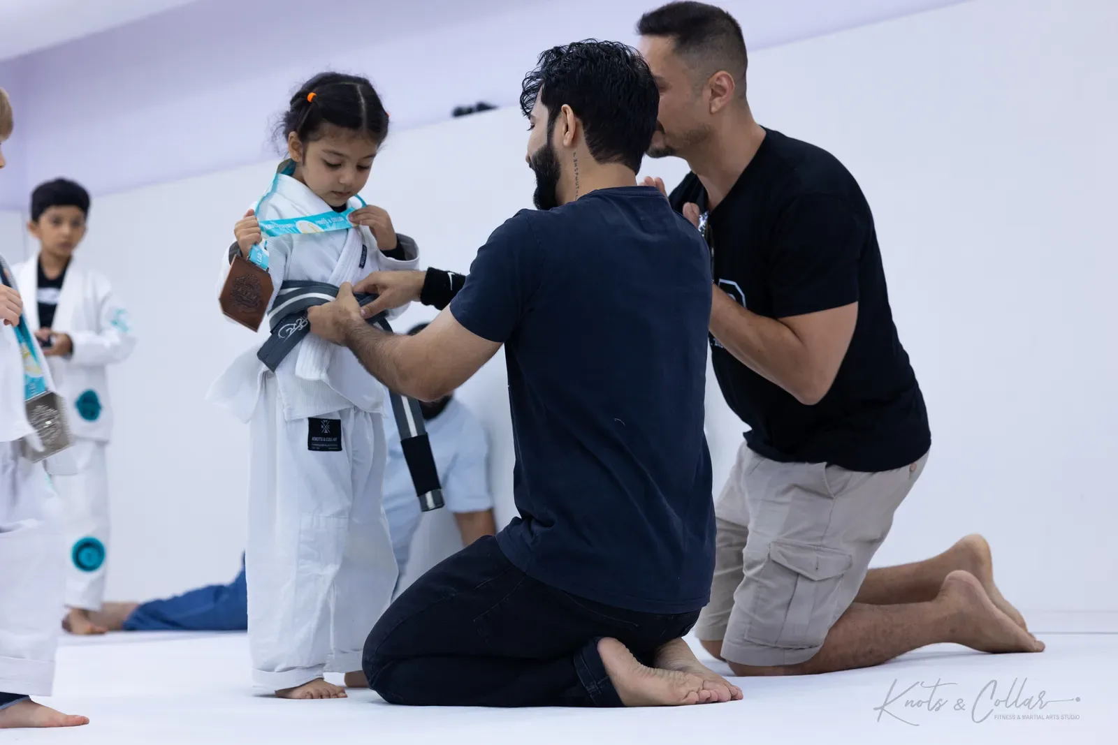 Kids competing at King of the Tatami (August 2026) at Knots & Collar, Defence Colony, New Delhi, India