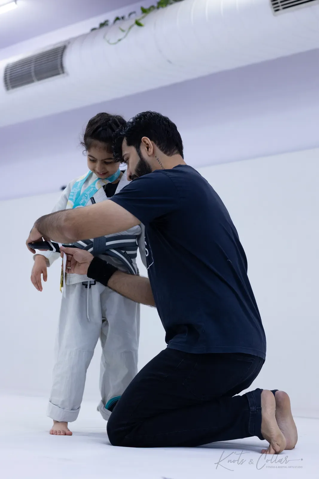 Kids competing at King of the Tatami (August 2026) at Knots & Collar, Defence Colony, New Delhi, India