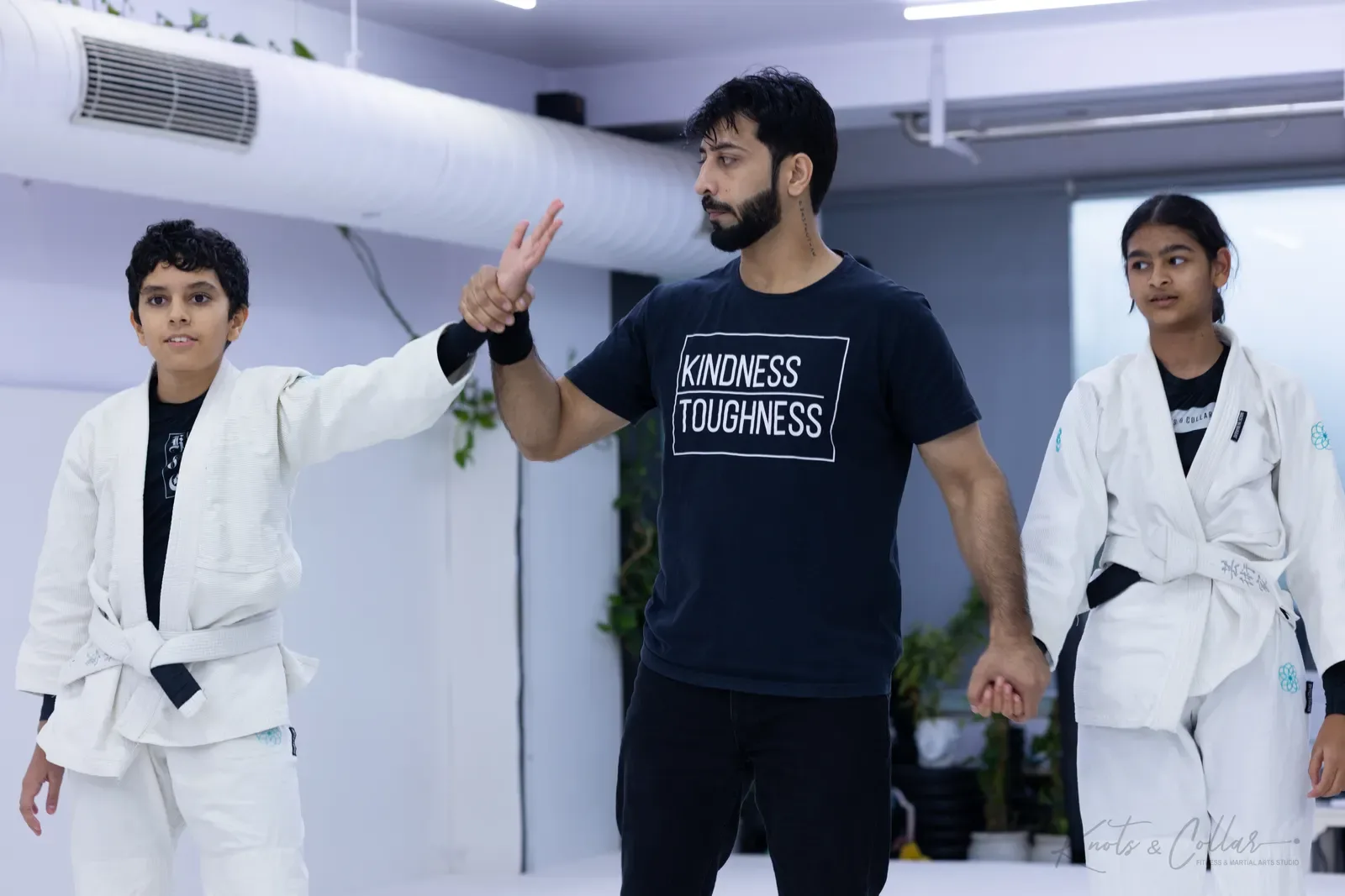 Kids competing at King of the Tatami (August 2026) at Knots & Collar, Defence Colony, New Delhi, India