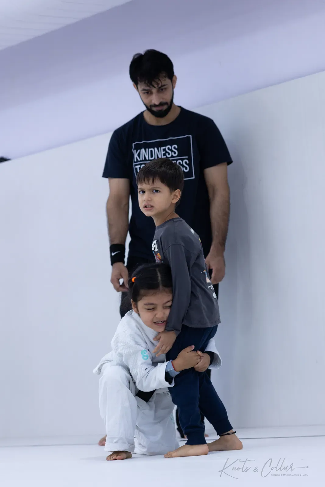 Kids competing at King of the Tatami (August 2026) at Knots & Collar, Defence Colony, New Delhi, India