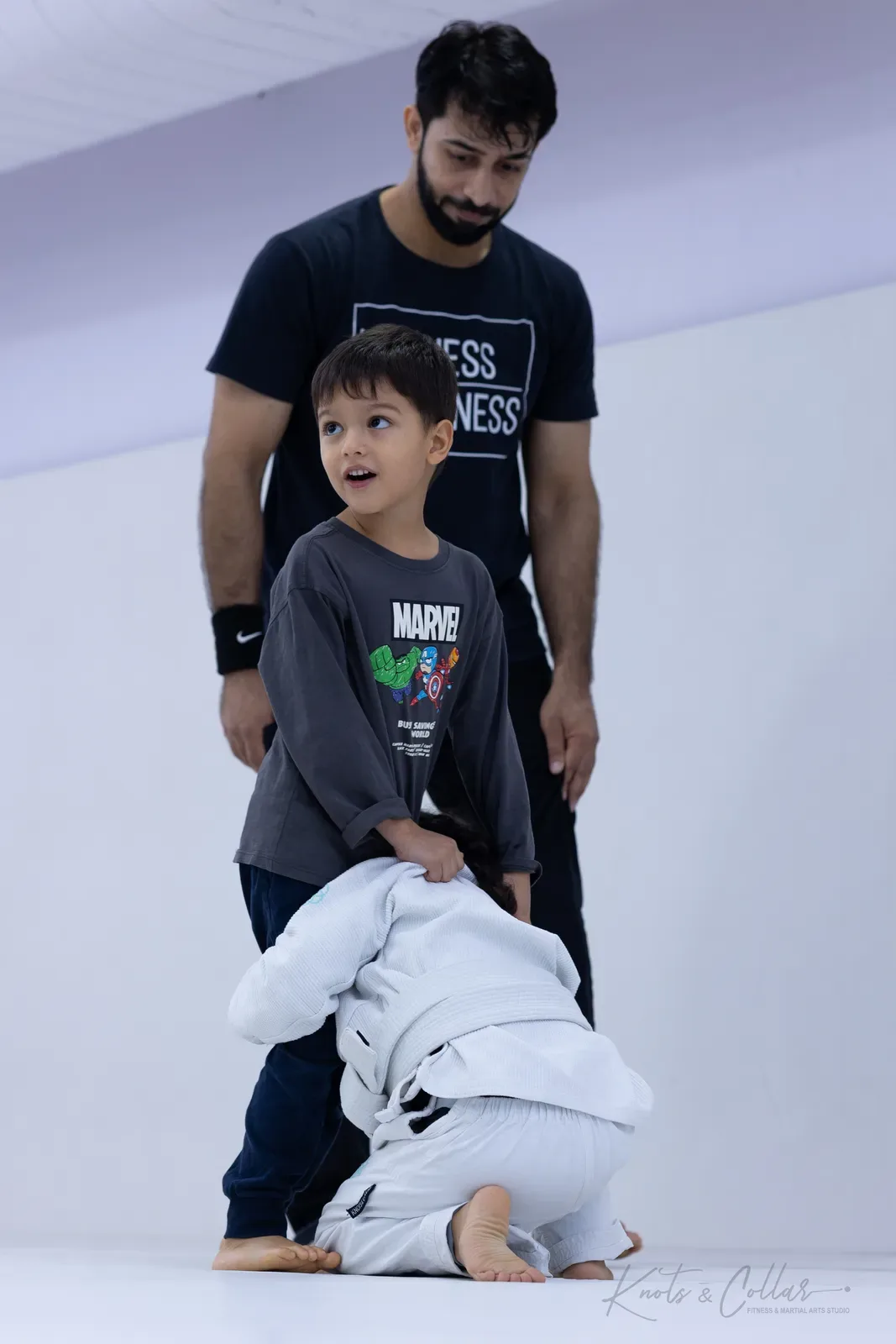 Kids competing at King of the Tatami (August 2026) at Knots & Collar, Defence Colony, New Delhi, India