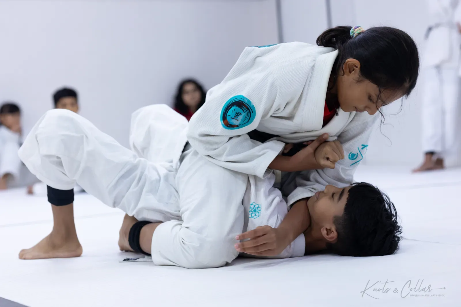 Kids competing at King of the Tatami (August 2026) at Knots & Collar, Defence Colony, New Delhi, India