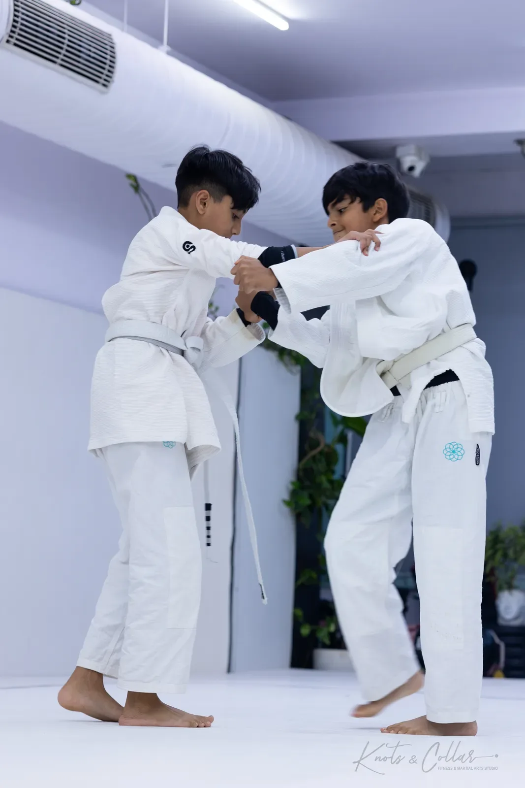 Kids competing at King of the Tatami (August 2026) at Knots & Collar, Defence Colony, New Delhi, India