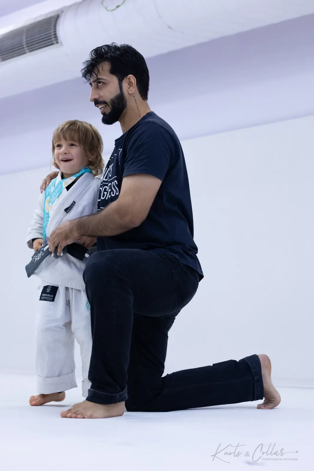 Kids competing at King of the Tatami (August 2026) at Knots & Collar, Defence Colony, New Delhi, India