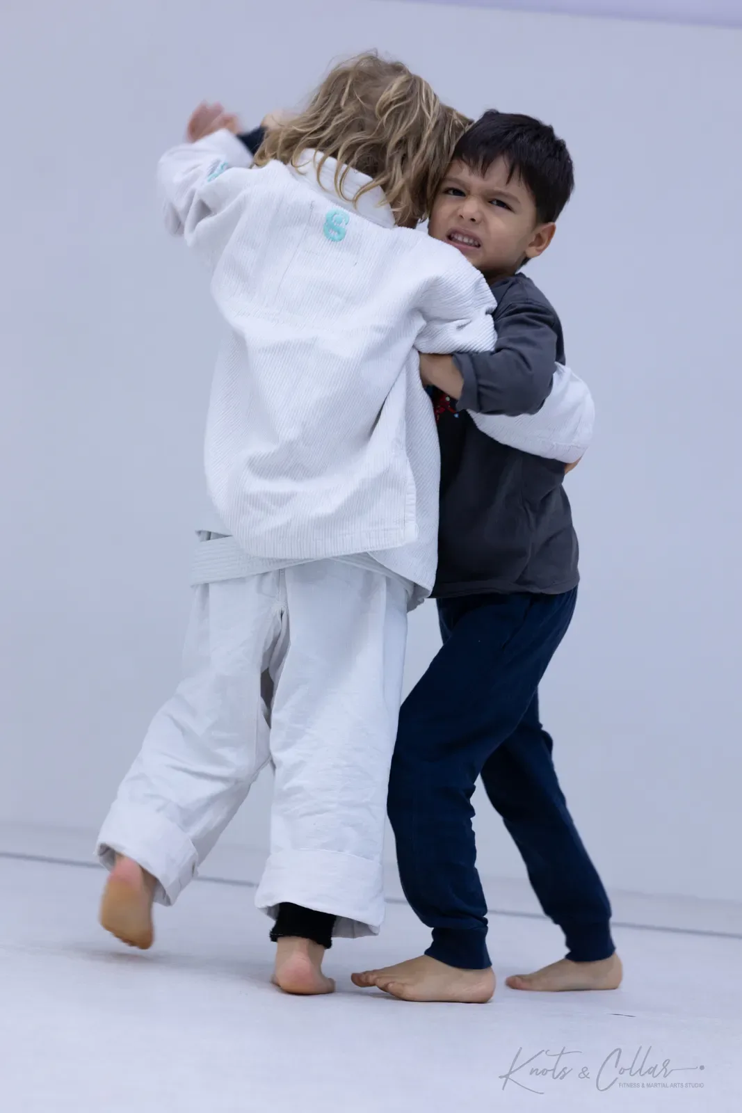 Kids competing at King of the Tatami (August 2026) at Knots & Collar, Defence Colony, New Delhi, India