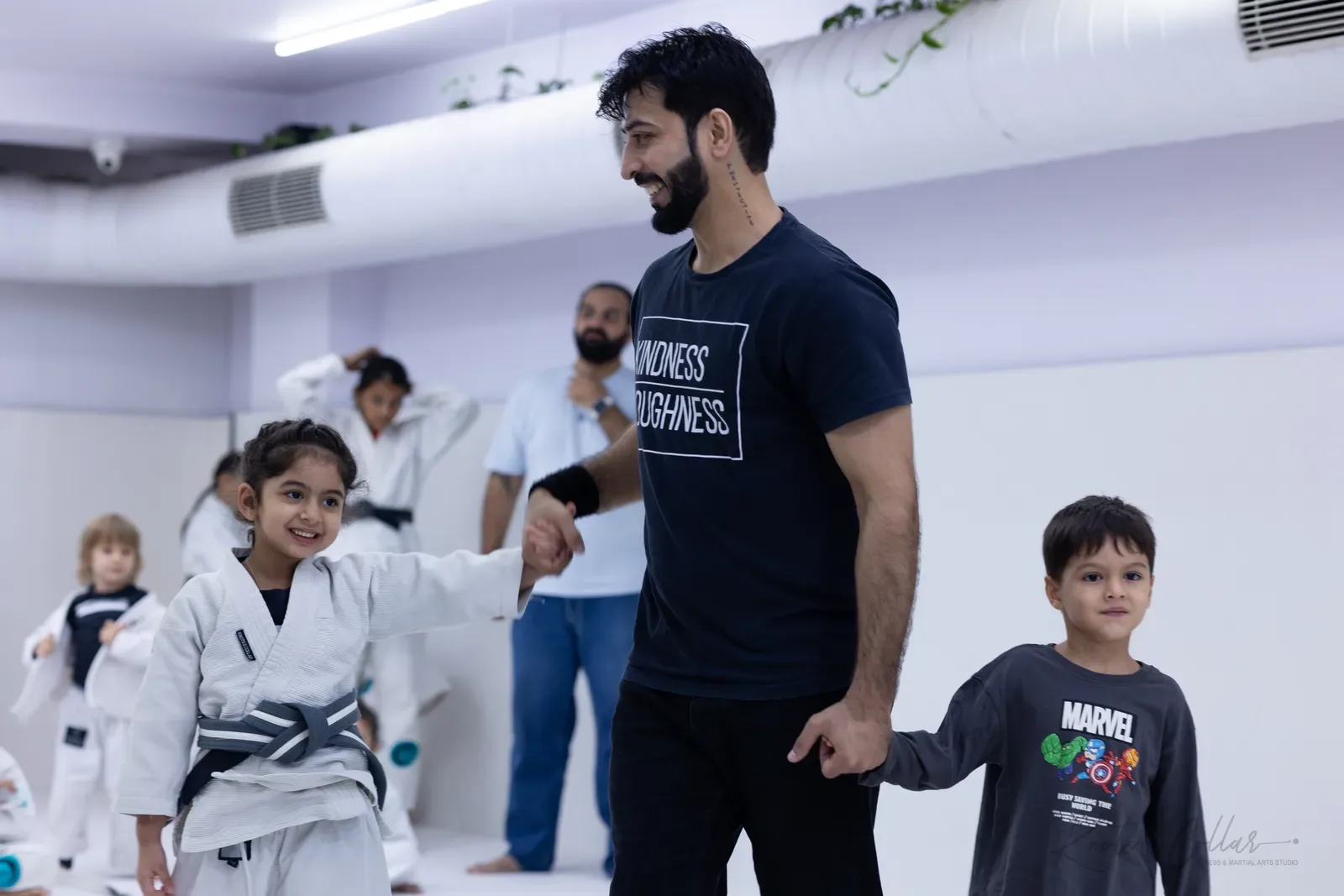 Kids competing at King of the Tatami (August 2026) at Knots & Collar, Defence Colony, New Delhi, India
