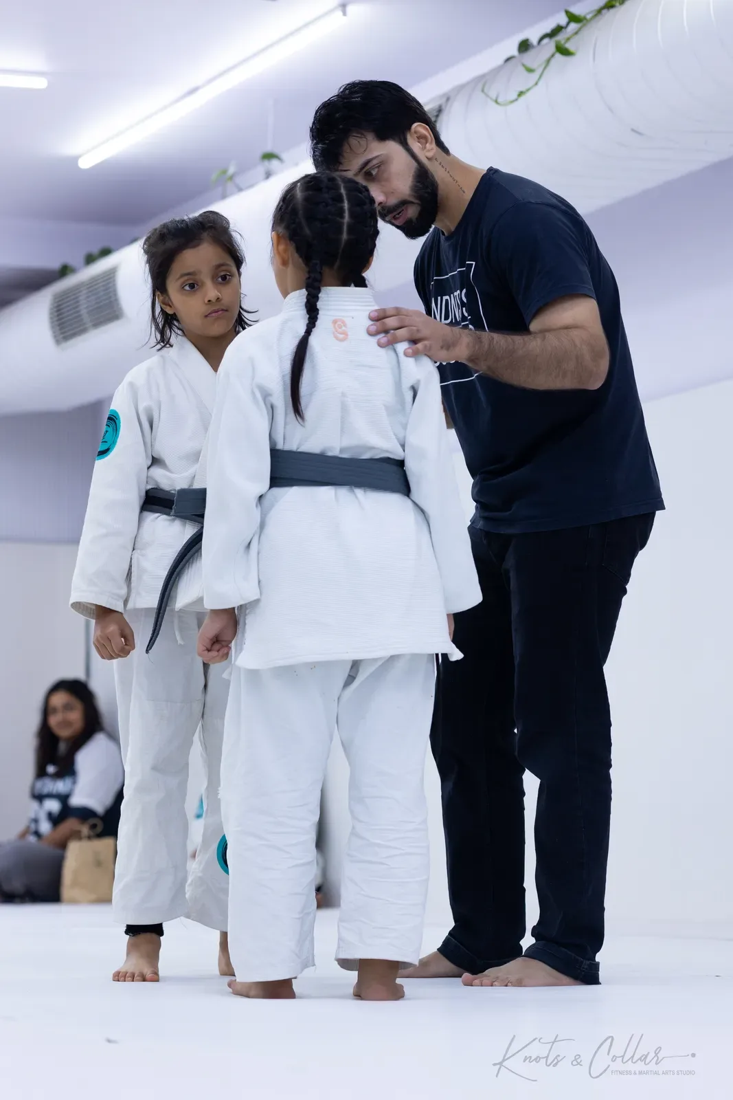Kids competing at King of the Tatami (August 2026) at Knots & Collar, Defence Colony, New Delhi, India