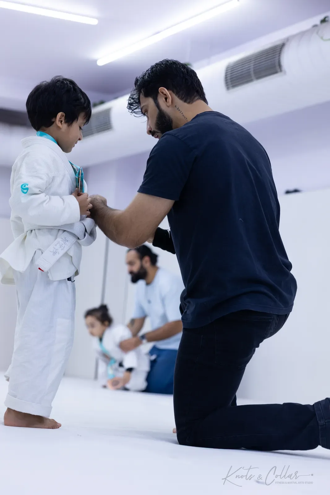 Kids competing at King of the Tatami (August 2026) at Knots & Collar, Defence Colony, New Delhi, India