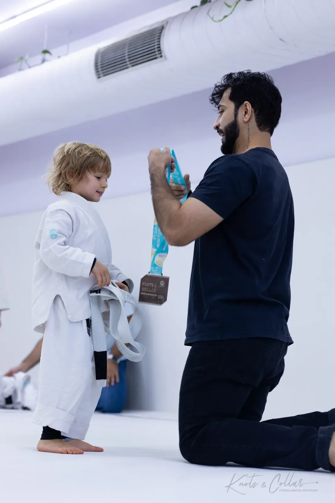 Kids competing at King of the Tatami (August 2026) at Knots & Collar, Defence Colony, New Delhi, India