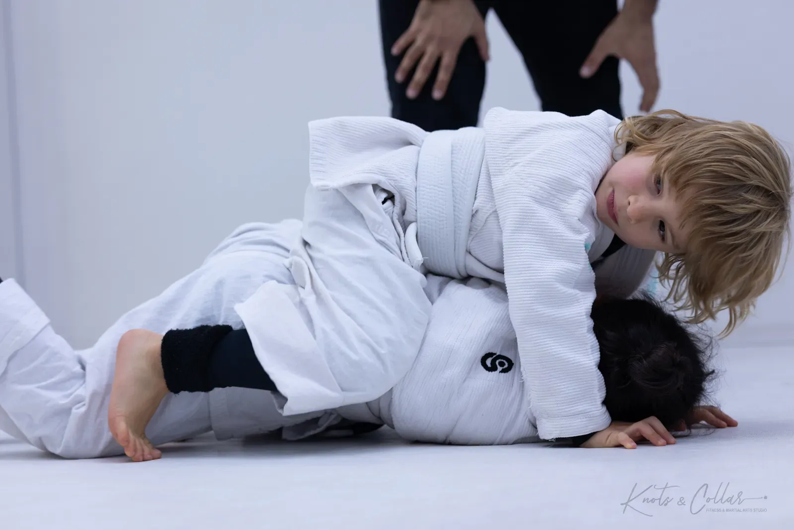 Kids competing at King of the Tatami (August 2026) at Knots & Collar, Defence Colony, New Delhi, India