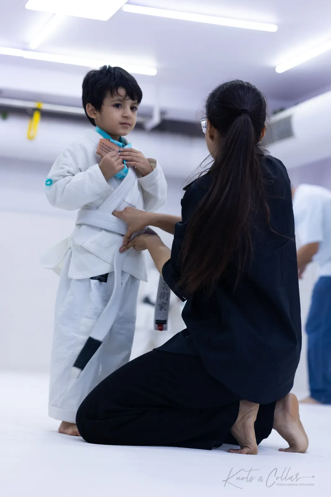 Kids competing at King of the Tatami (August 2026) at Knots & Collar, Defence Colony, New Delhi, India