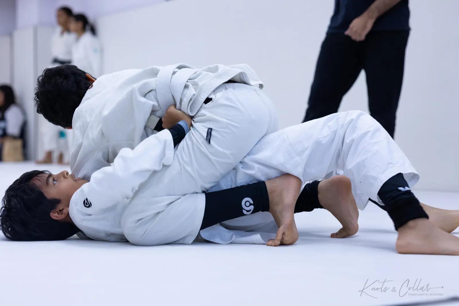 Kids competing at King of the Tatami (August 2026) at Knots & Collar, Defence Colony, New Delhi, India
