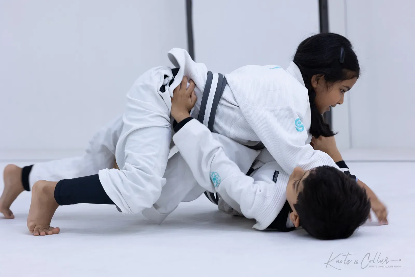 Kids competing at King of the Tatami (August 2026) at Knots & Collar, Defence Colony, New Delhi, India