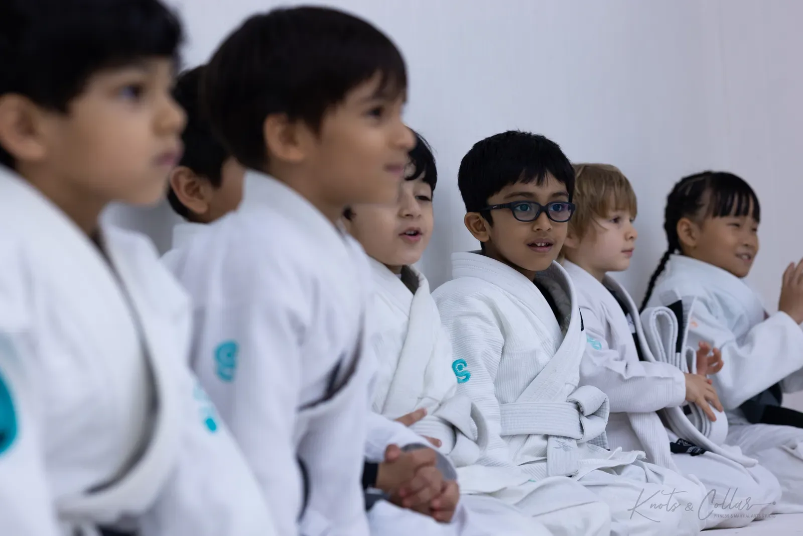 Kids competing at King of the Tatami (August 2026) at Knots & Collar, Defence Colony, New Delhi, India