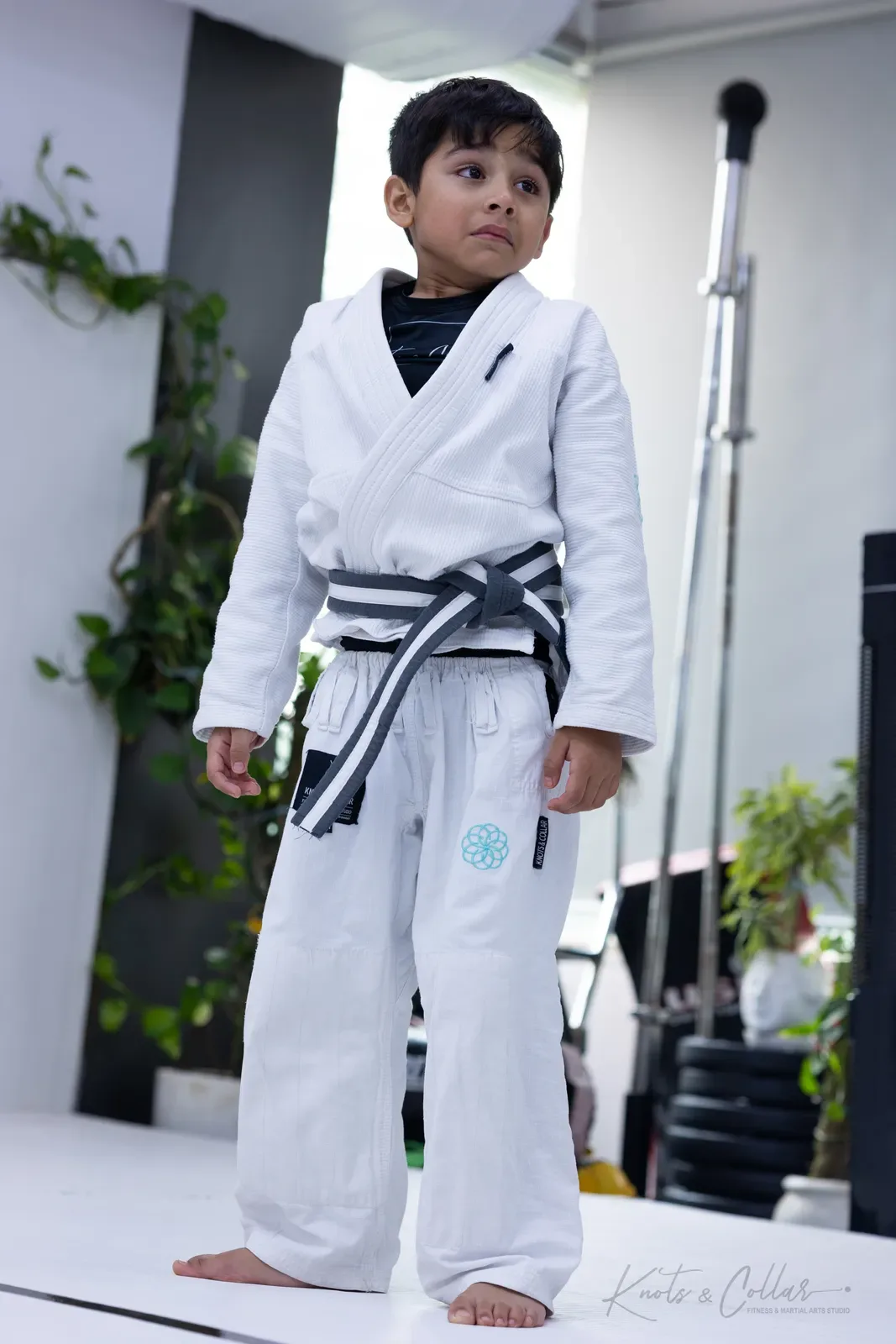 Kids competing at King of the Tatami (August 2026) at Knots & Collar, Defence Colony, New Delhi, India