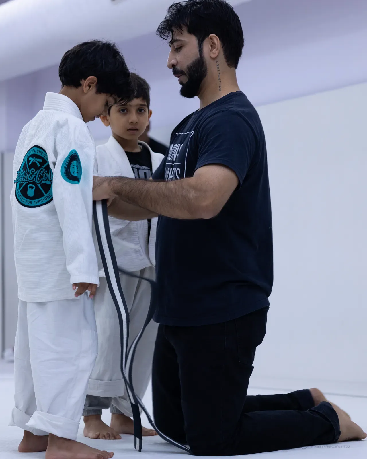 Kids competing at King of the Tatami (August 2026) at Knots & Collar, Defence Colony, New Delhi, India