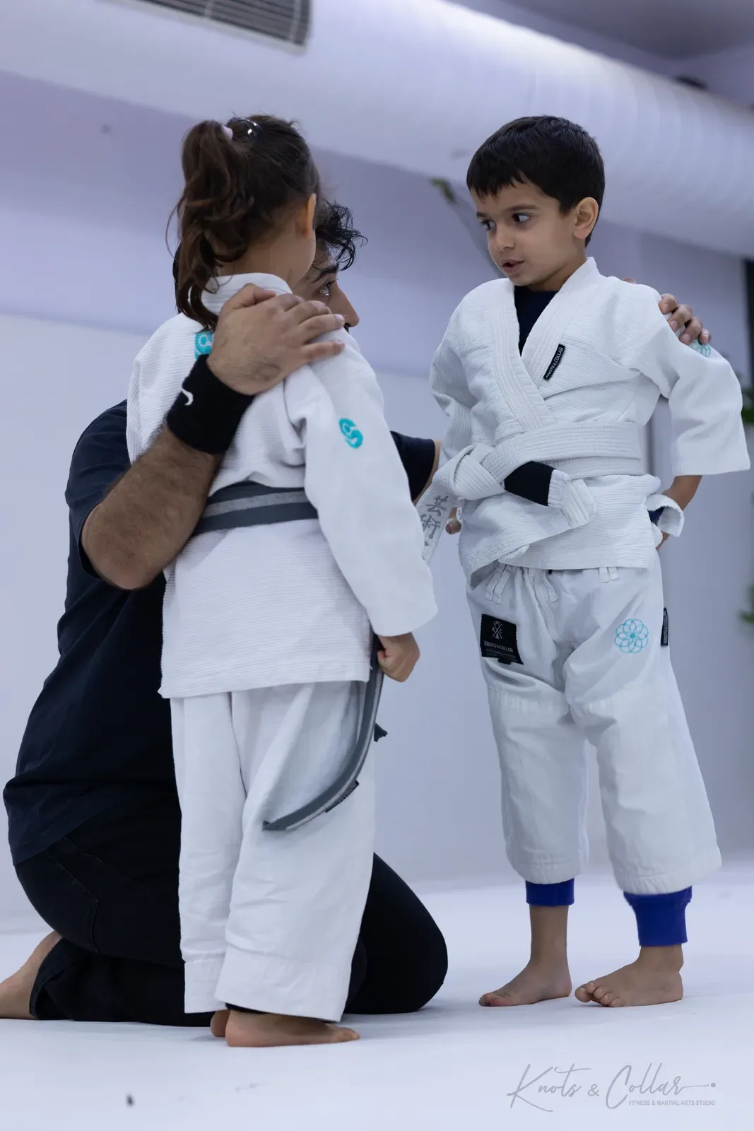 Kids competing at King of the Tatami (August 2026) at Knots & Collar, Defence Colony, New Delhi, India