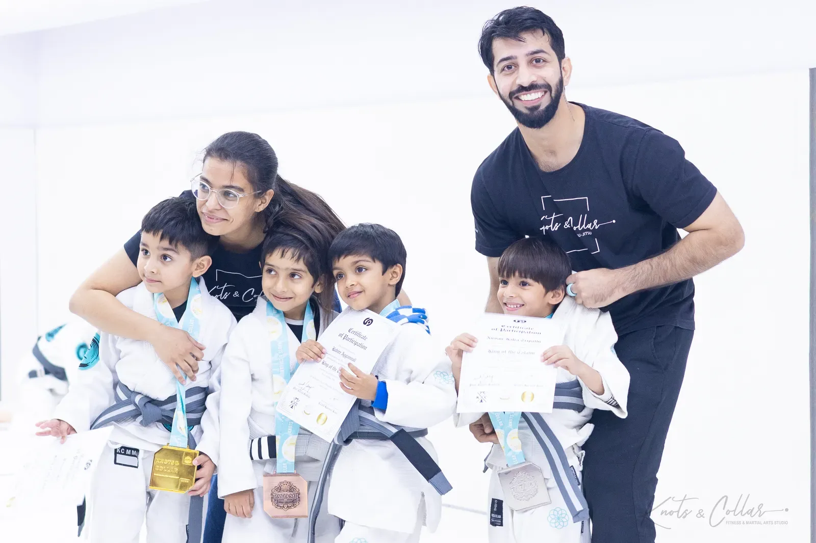 King of the Tatami — Kids, November 2025: a Brazilian Jiu-Jitsu competition at Knots & Collar, Defence Colony, New Delhi, India