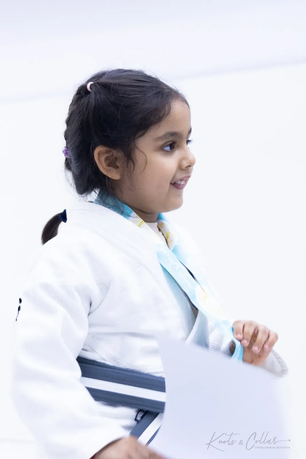 Kids competing at King of the Tatami (November 2025) at Knots & Collar, Defence Colony, New Delhi, India