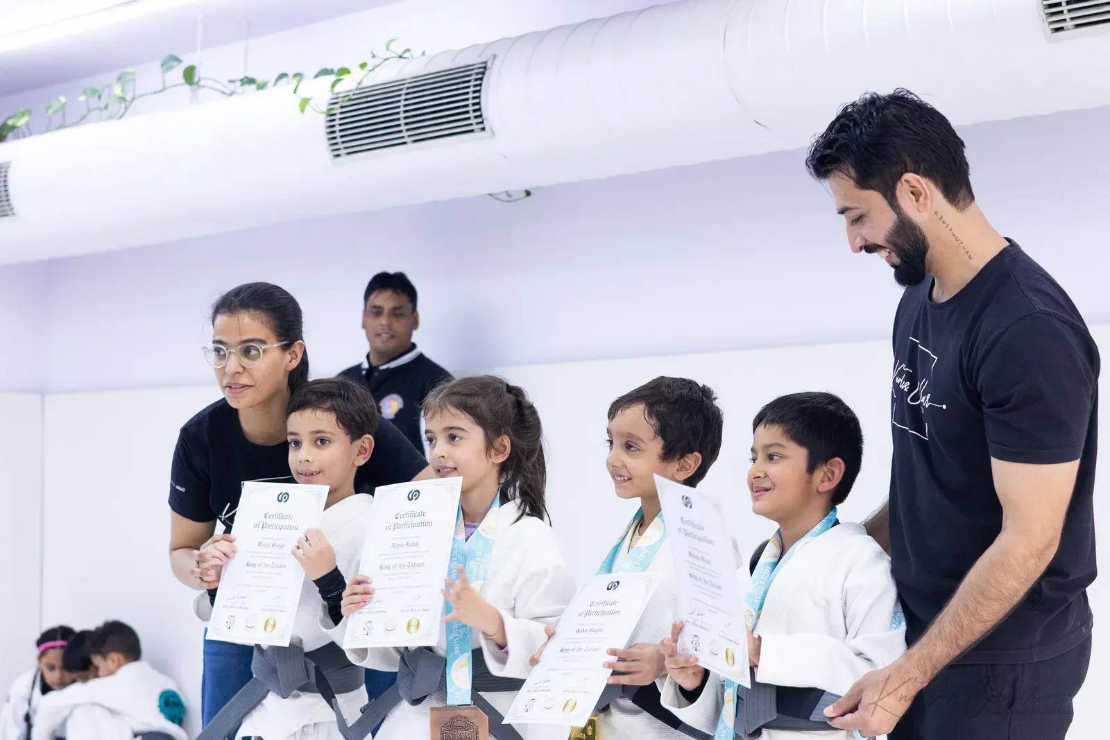 King of the Tatami — Kids, November 2025: a Brazilian Jiu-Jitsu competition at Knots & Collar, Defence Colony, New Delhi, India