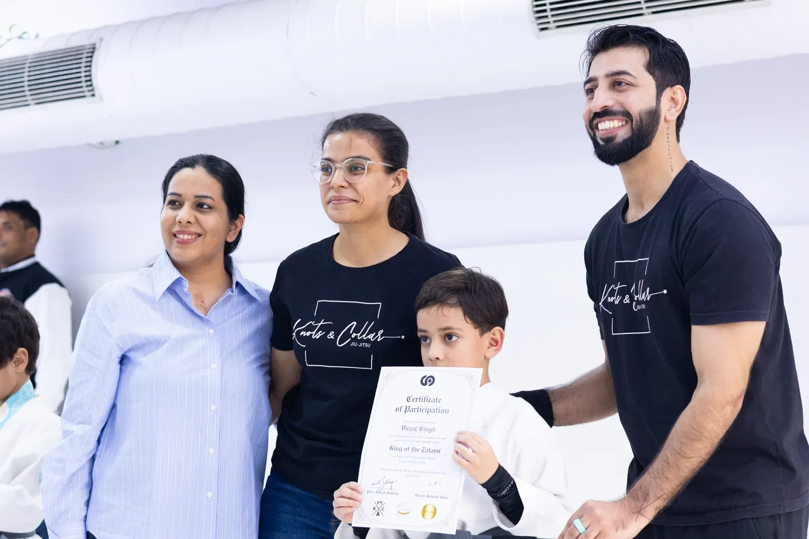 King of the Tatami — Kids, November 2025: a Brazilian Jiu-Jitsu competition at Knots & Collar, Defence Colony, New Delhi, India