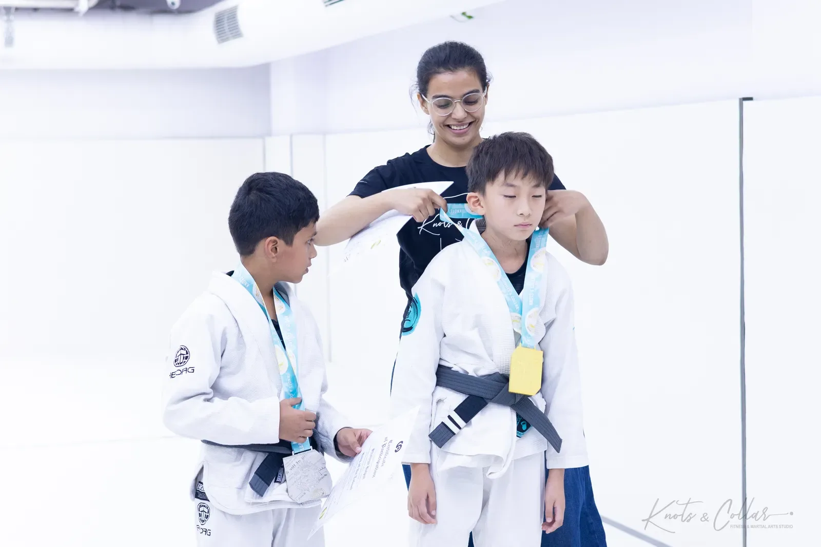 King of the Tatami — Kids, November 2025: a Brazilian Jiu-Jitsu competition at Knots & Collar, Defence Colony, New Delhi, India