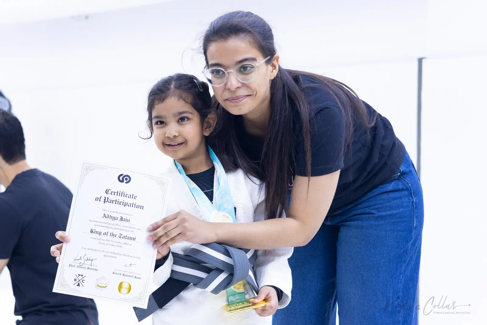 King of the Tatami — Kids, November 2025: a Brazilian Jiu-Jitsu competition at Knots & Collar, Defence Colony, New Delhi, India