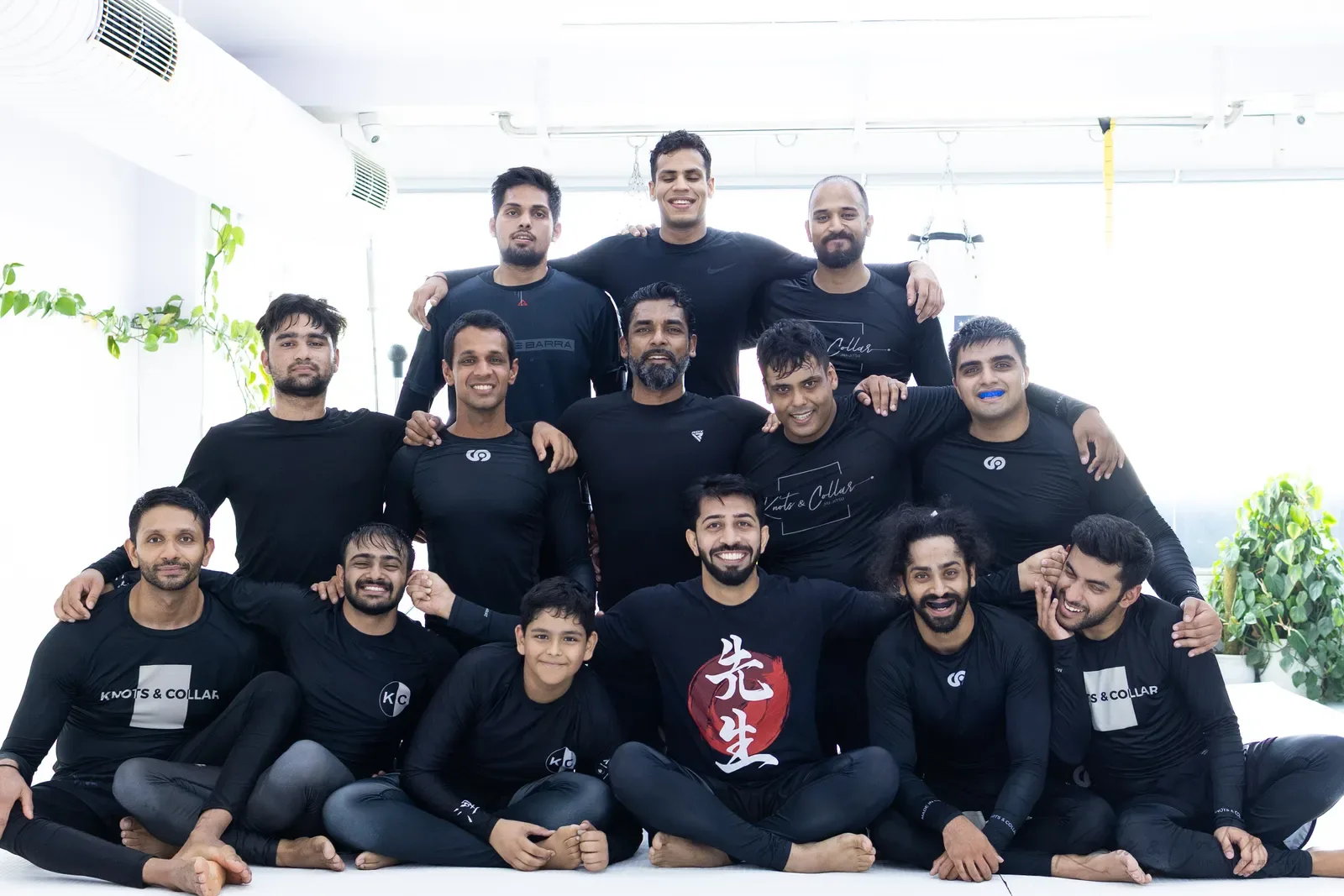 Students and coaches at Knots & Collar, Defence Colony, New Delhi, India
