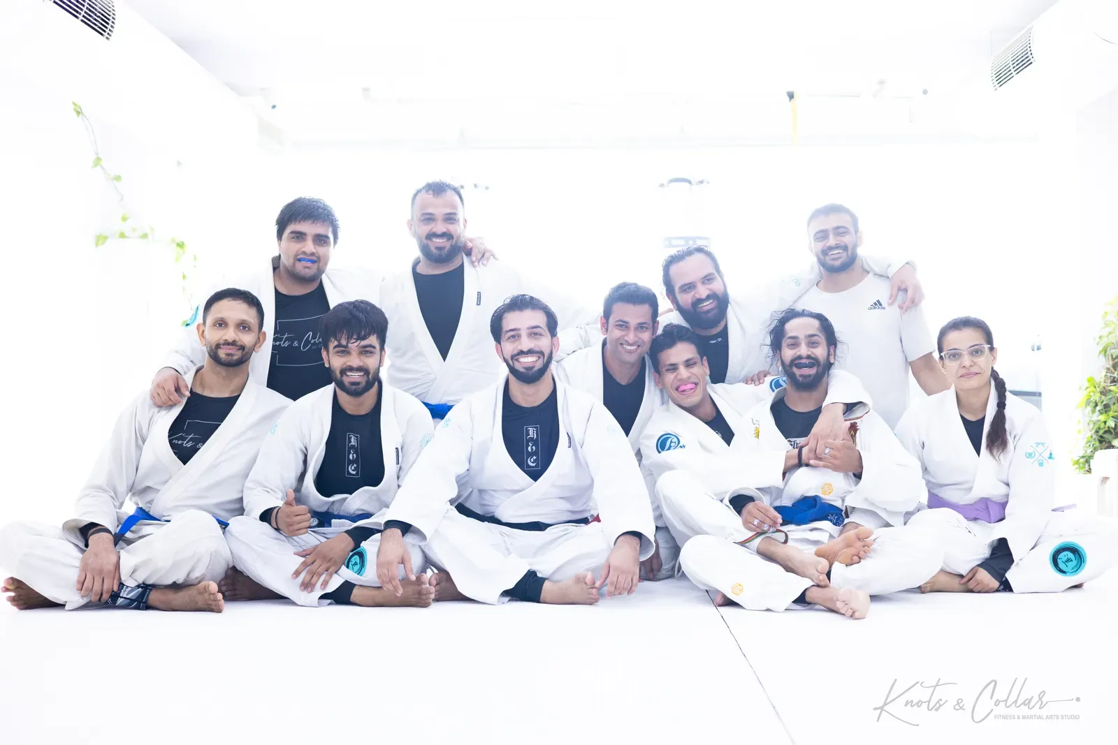 The Knots & Collar Brazilian Jiu-Jitsu community at Knots & Collar, Defence Colony, New Delhi, India